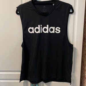 Adidas tank size large black